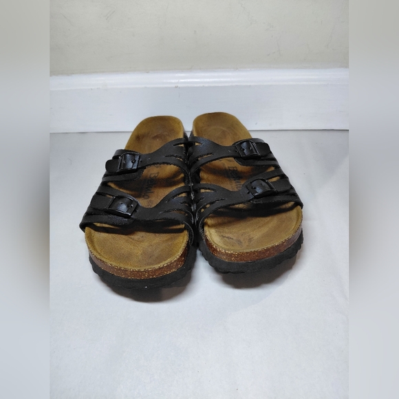Betula By Birkenstock Women Size 38/7 Us Narrow Black Strappy Sandals - Picture 6 of 9